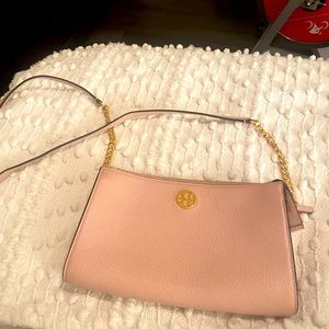 Tory Burch light pink cross body